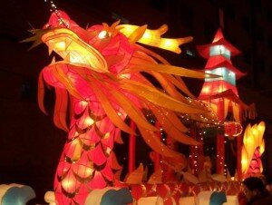 dragon boat lantern