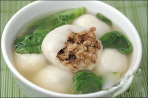 Chinese Lantern Festival food - tangyuan