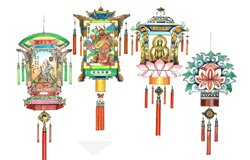 Taoism Hanging lanterns